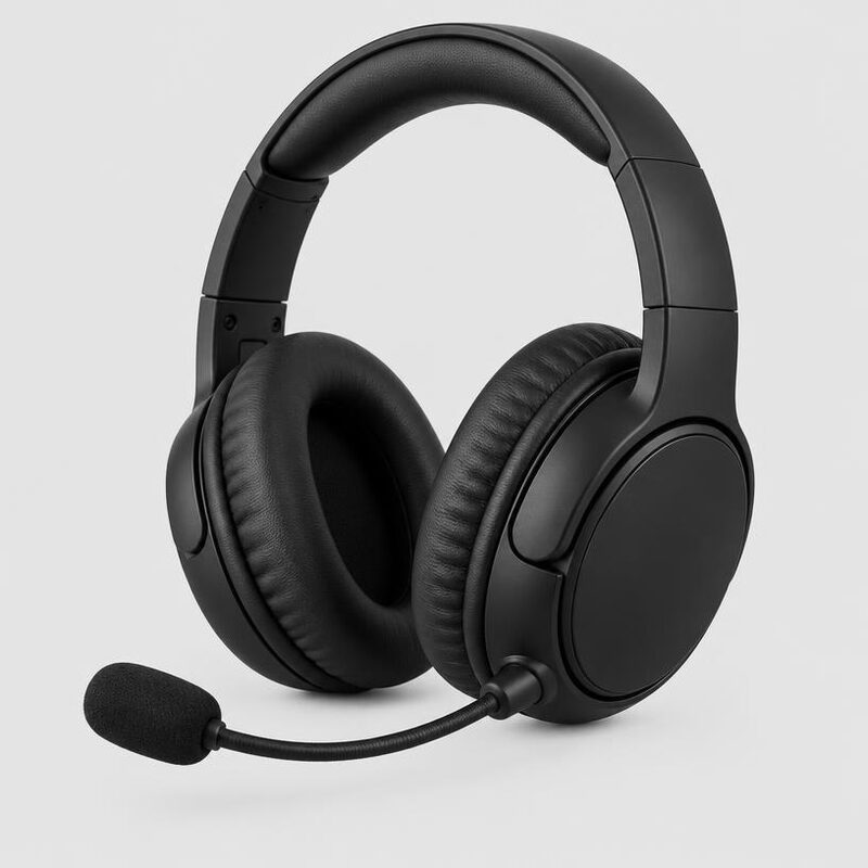 Headset com Microfone e Almofadas Acolchoadas