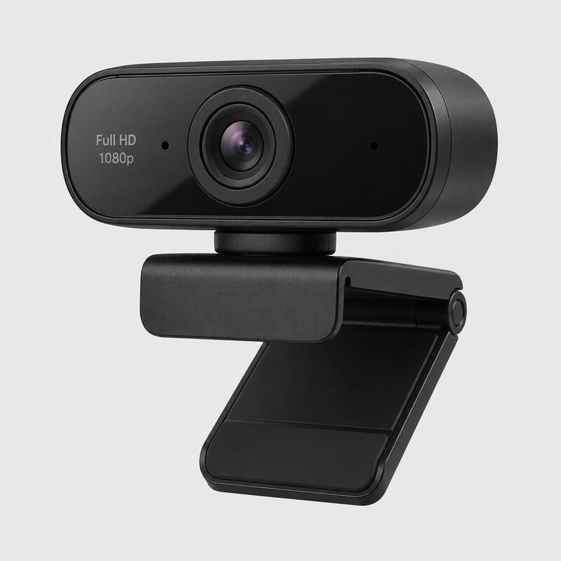 Webcam Full HD 1080p com Microfone